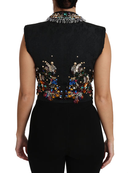 Enchanted Sicily Crystal-Embellished Vest