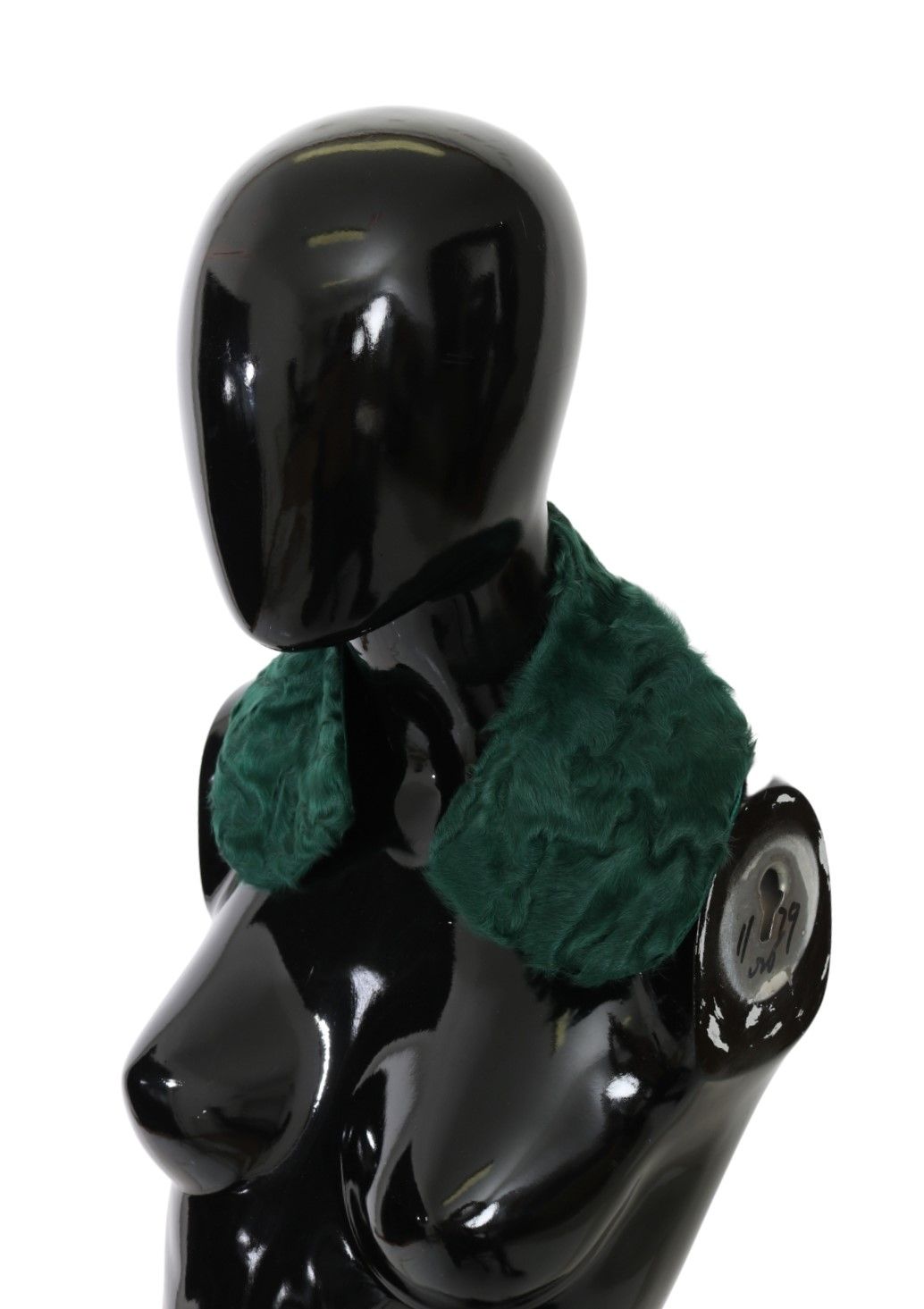 Elegant Lambskin Fur Scarf in Lush Green