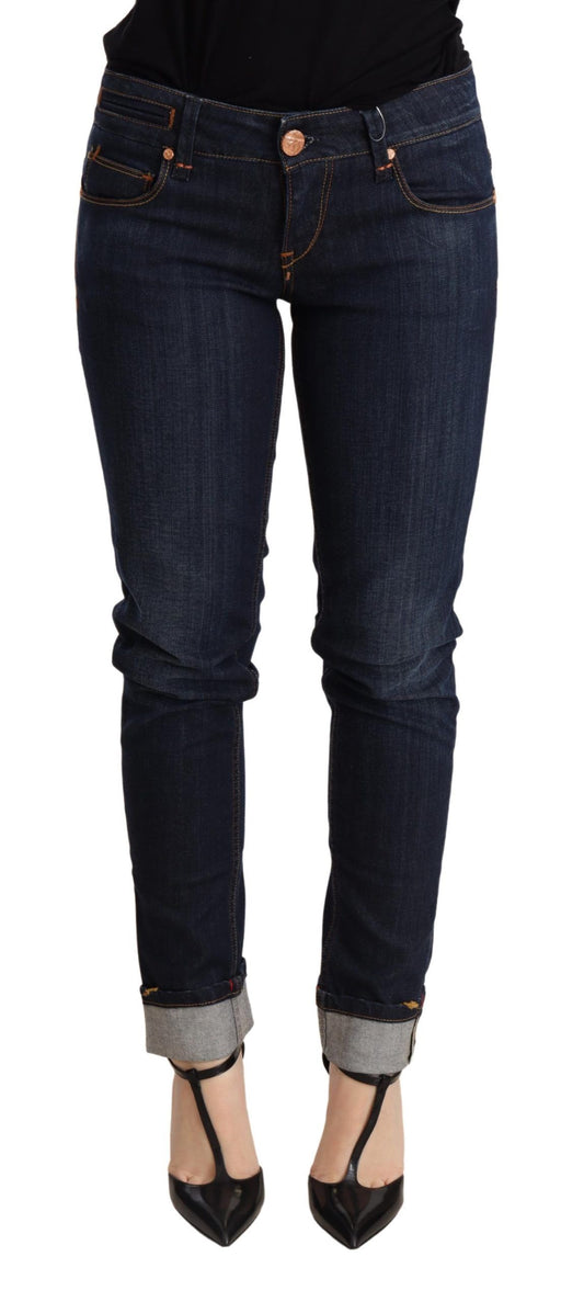 Chic Dark Blue Skinny Jeans