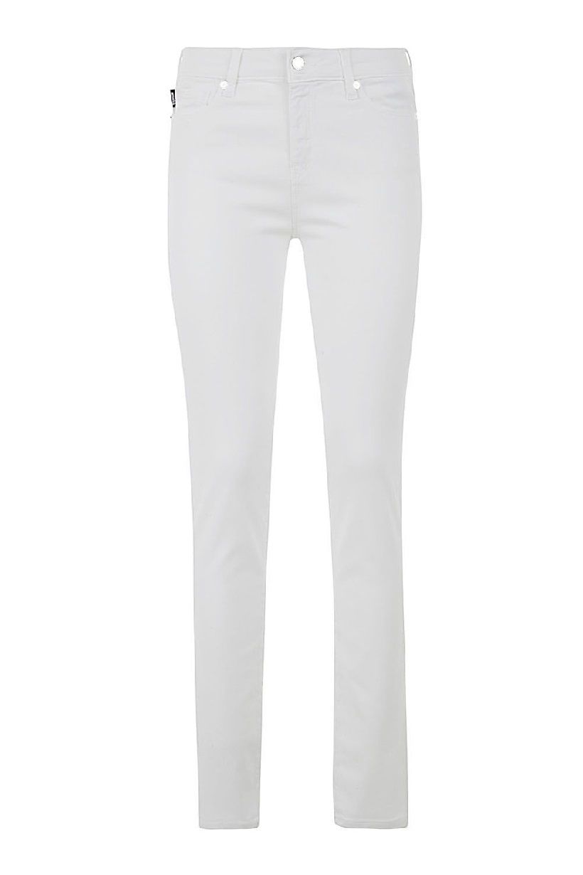 White Cotton Women's Jeans