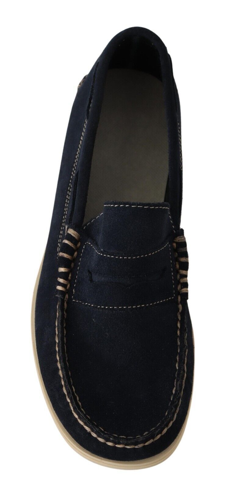 Chic Suede Blue Moccasins for Men