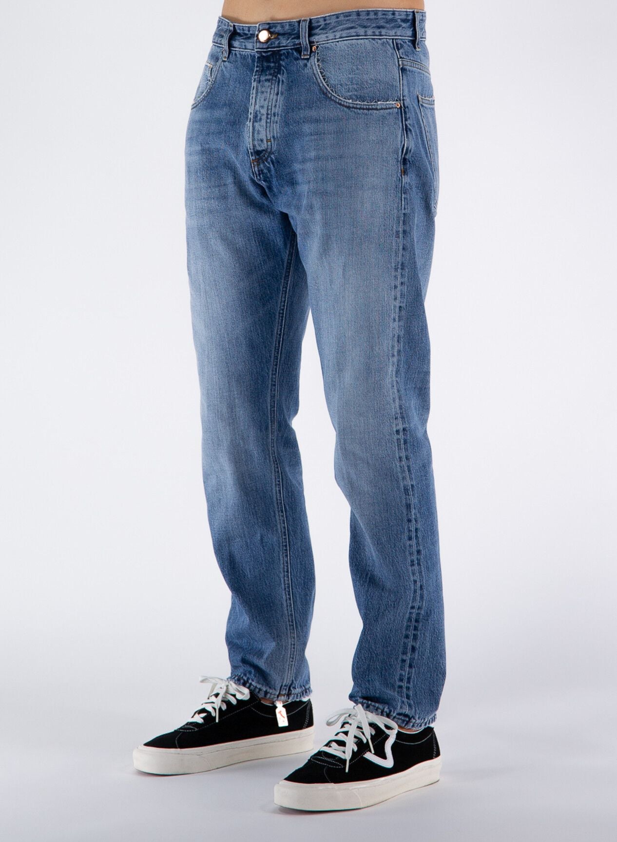 Blue Cotton Men Jeans