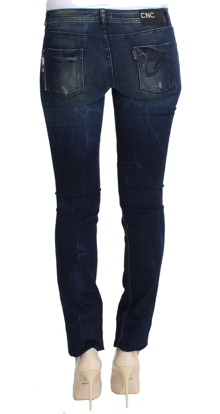 Chic Slim Fit Skinny Blue Jeans