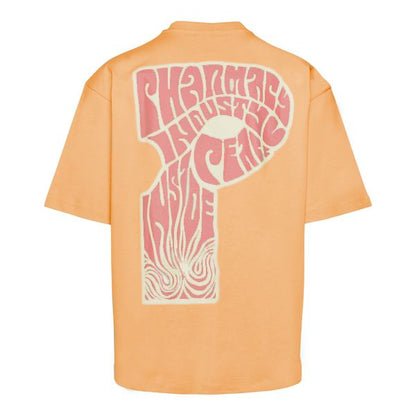 Orange Cotton Men T-Shirt