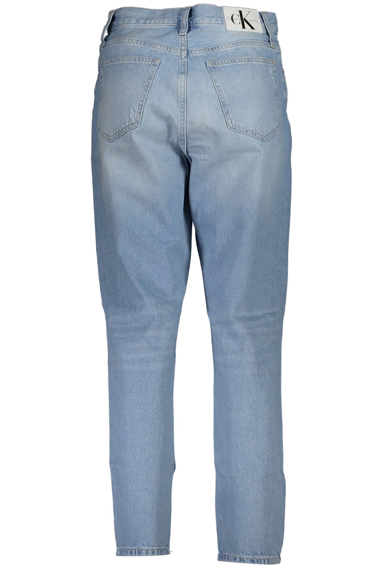 Light Blue Cotton Women Jeans