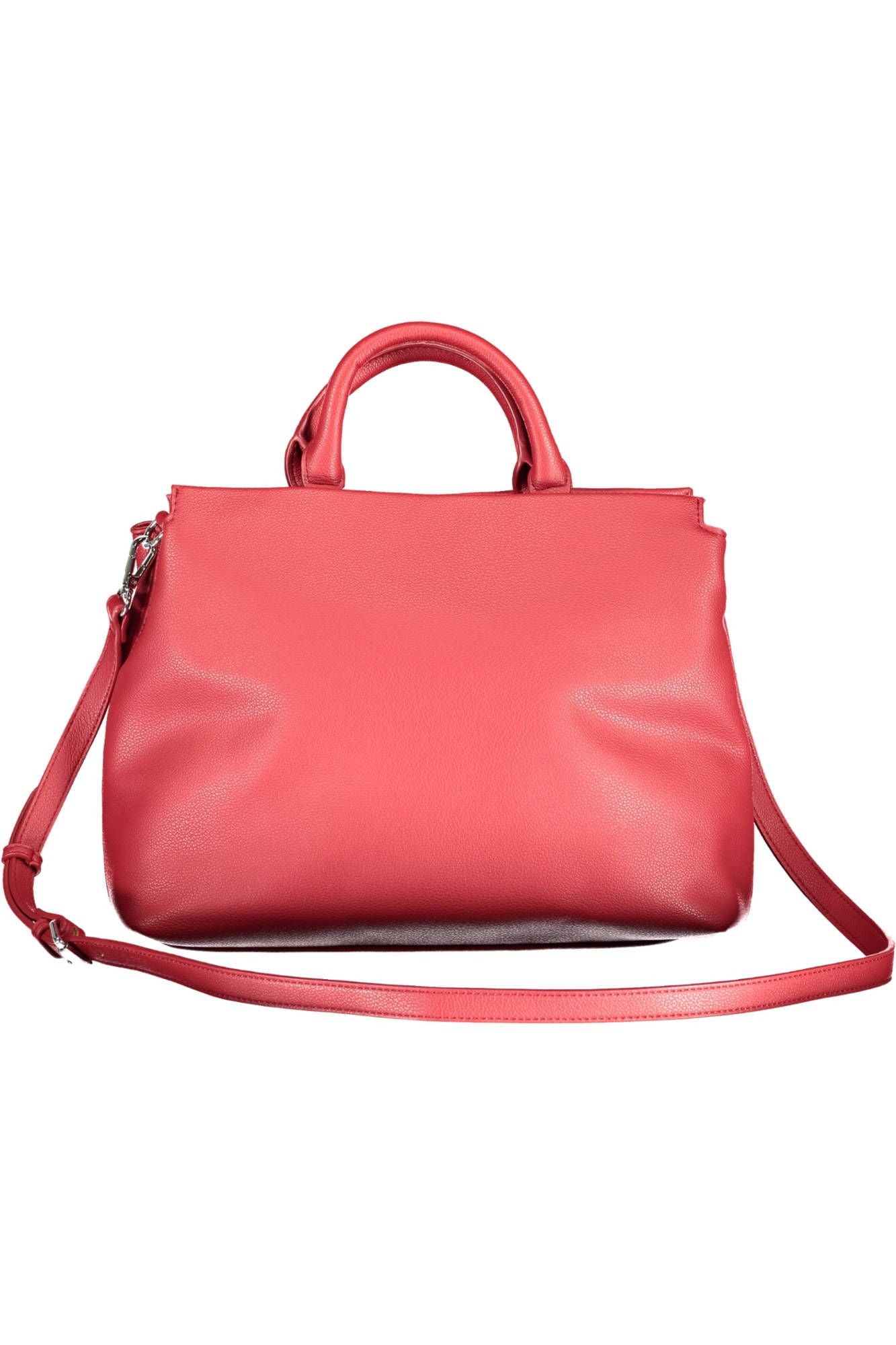 Red Polyethylene Women Handbag