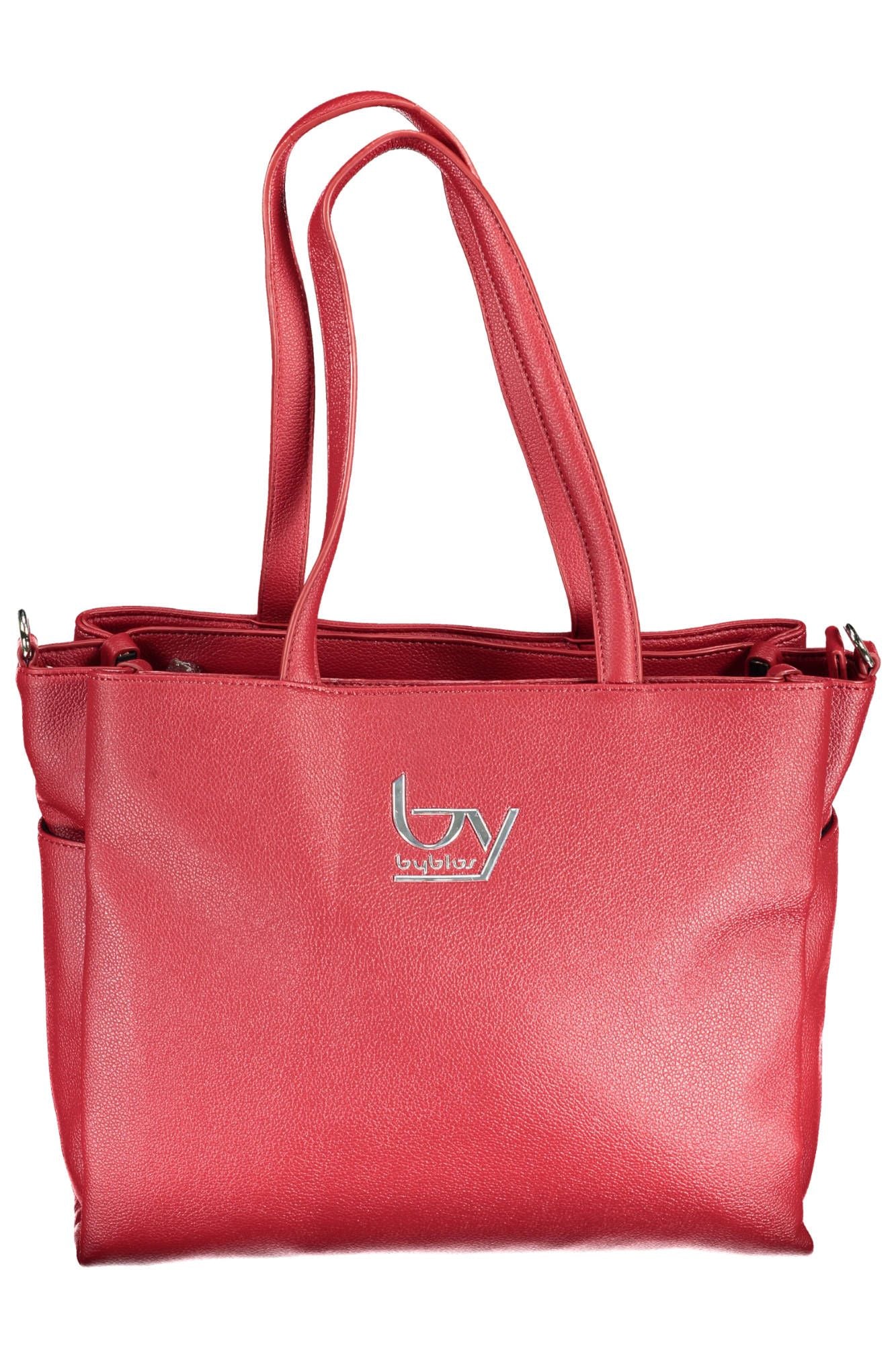 Red Polyethylene Women Handbag