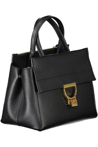 Black Leather Women Handbag