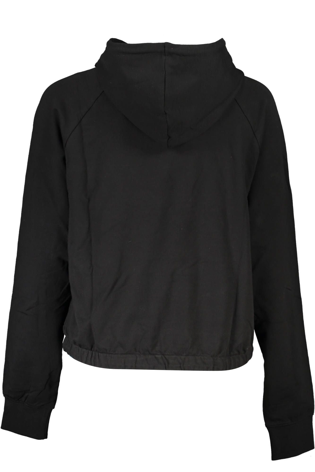 Black Cotton Women Sweater