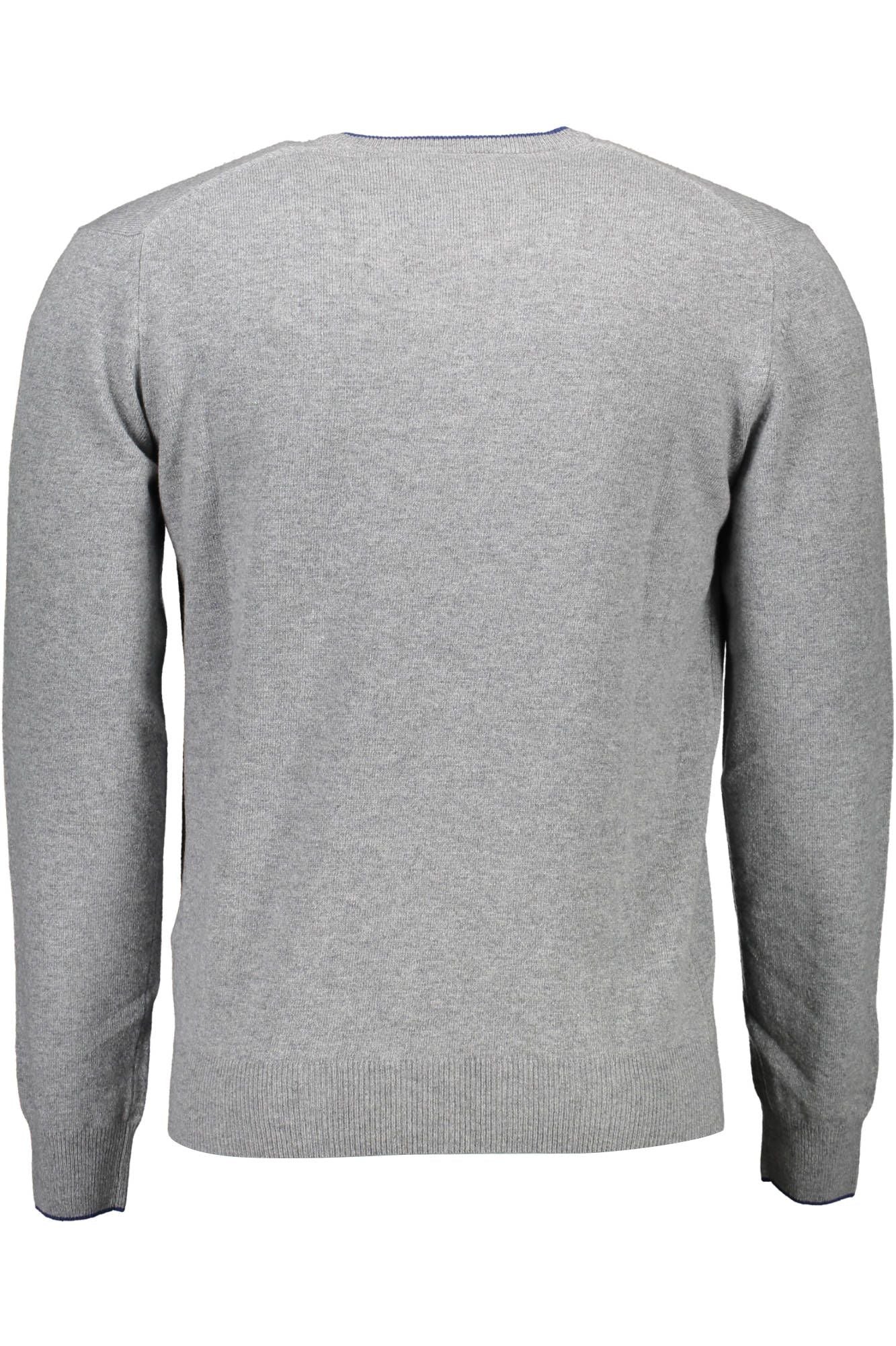 Gray Wool Men Sweater