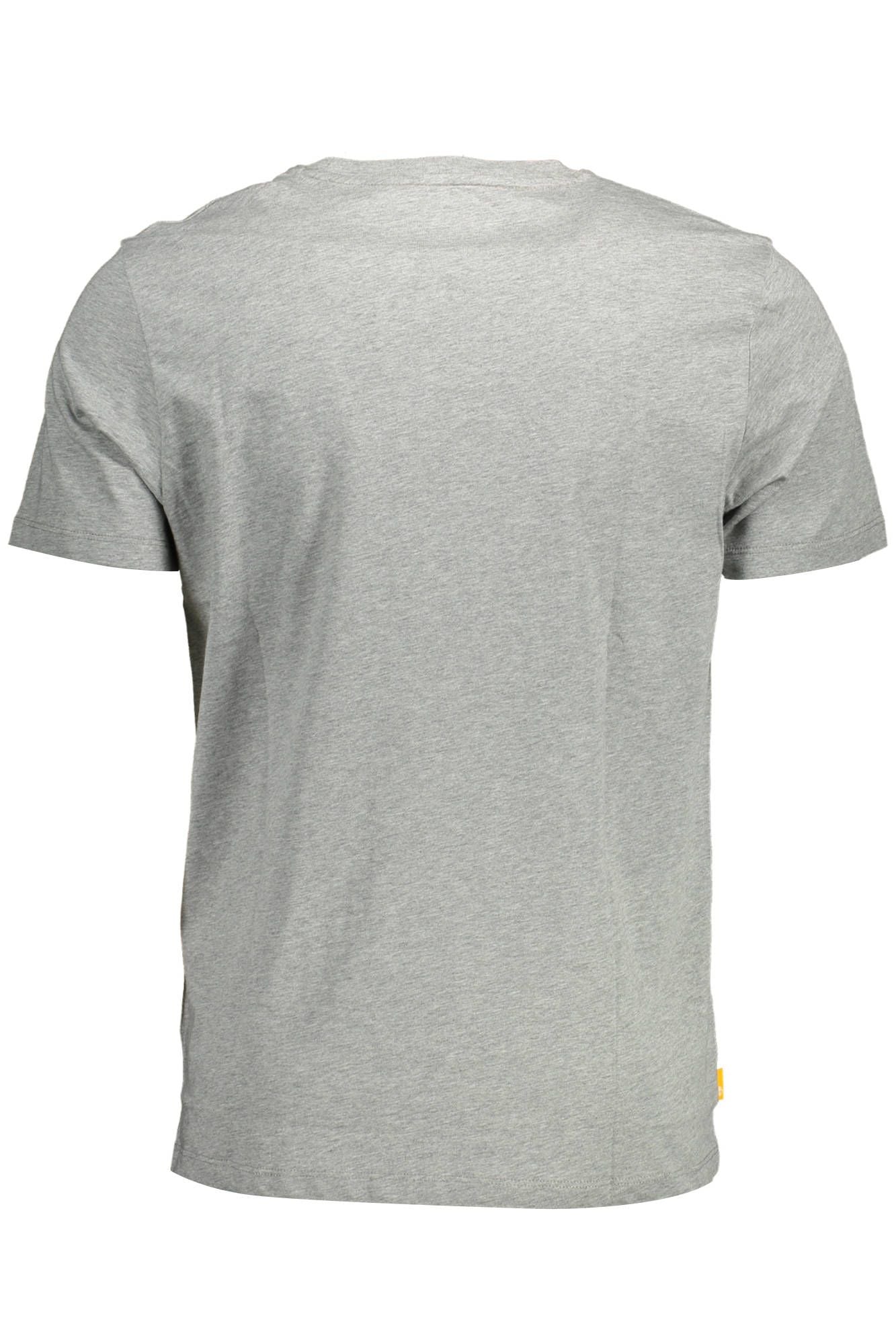 Gray Cotton Men T-Shirt