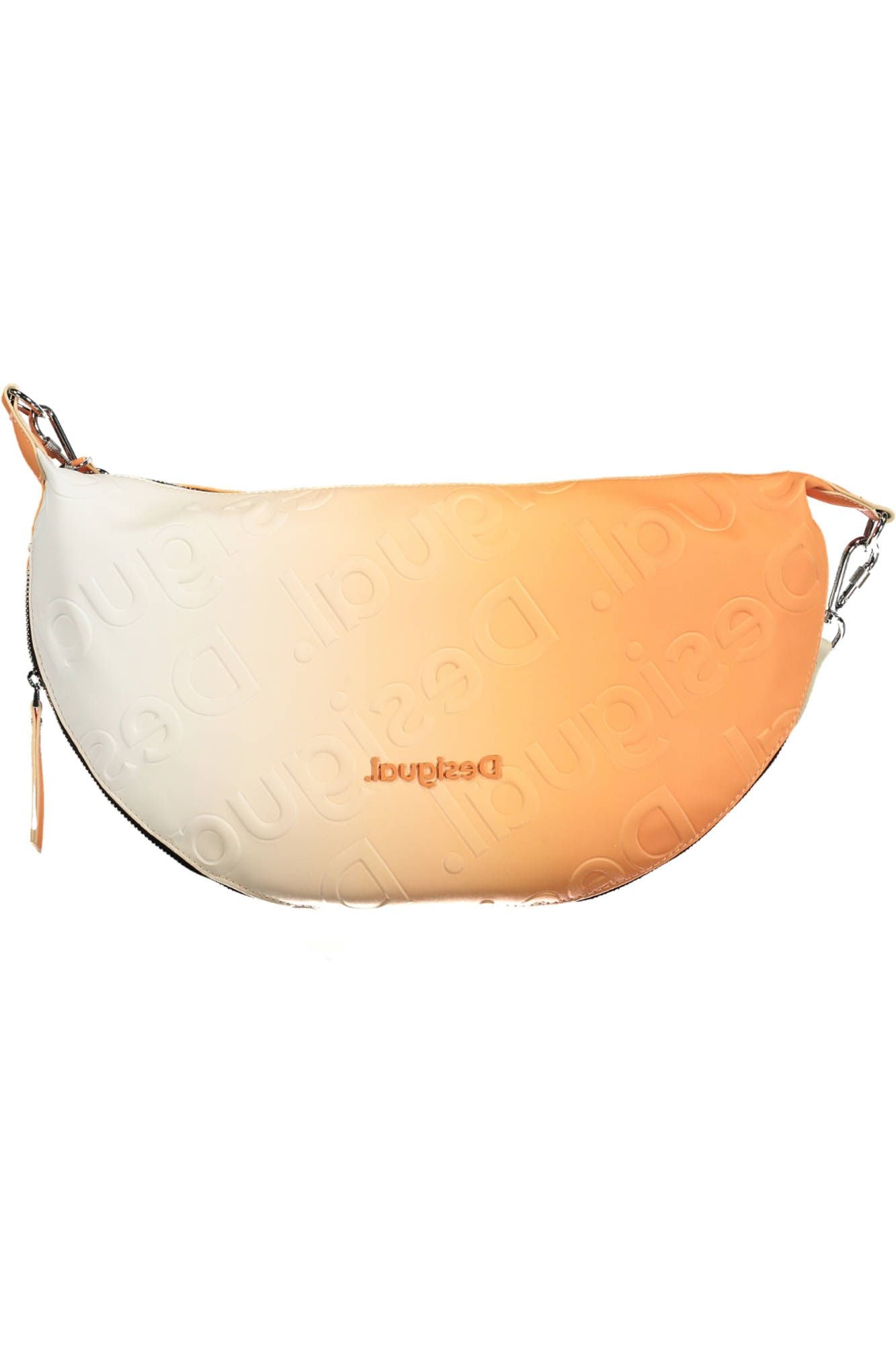 Orange Polyethylene Women Handbag