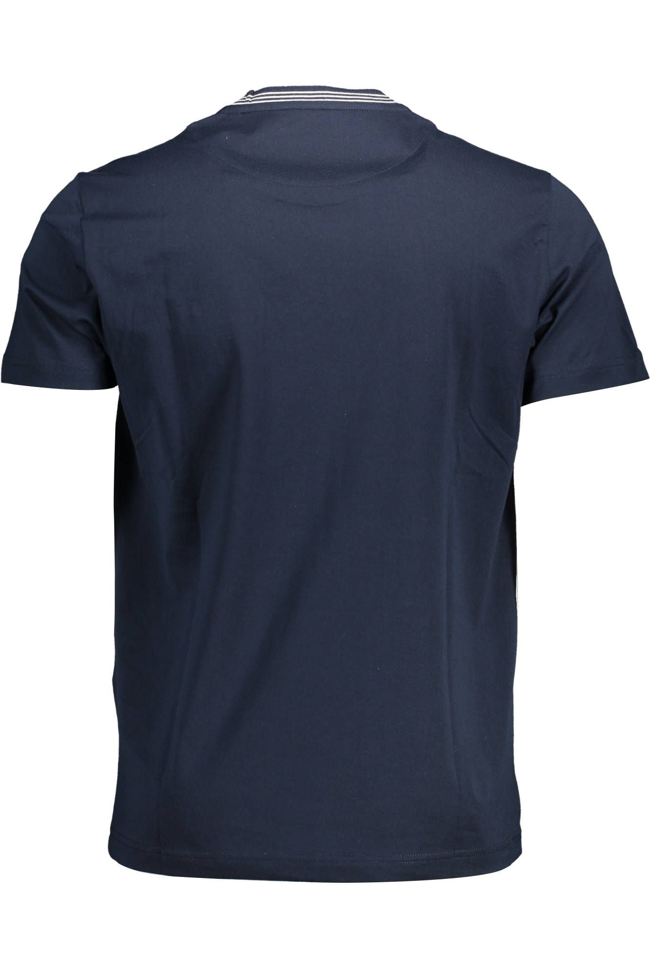 Blue Cotton Men T-Shirt