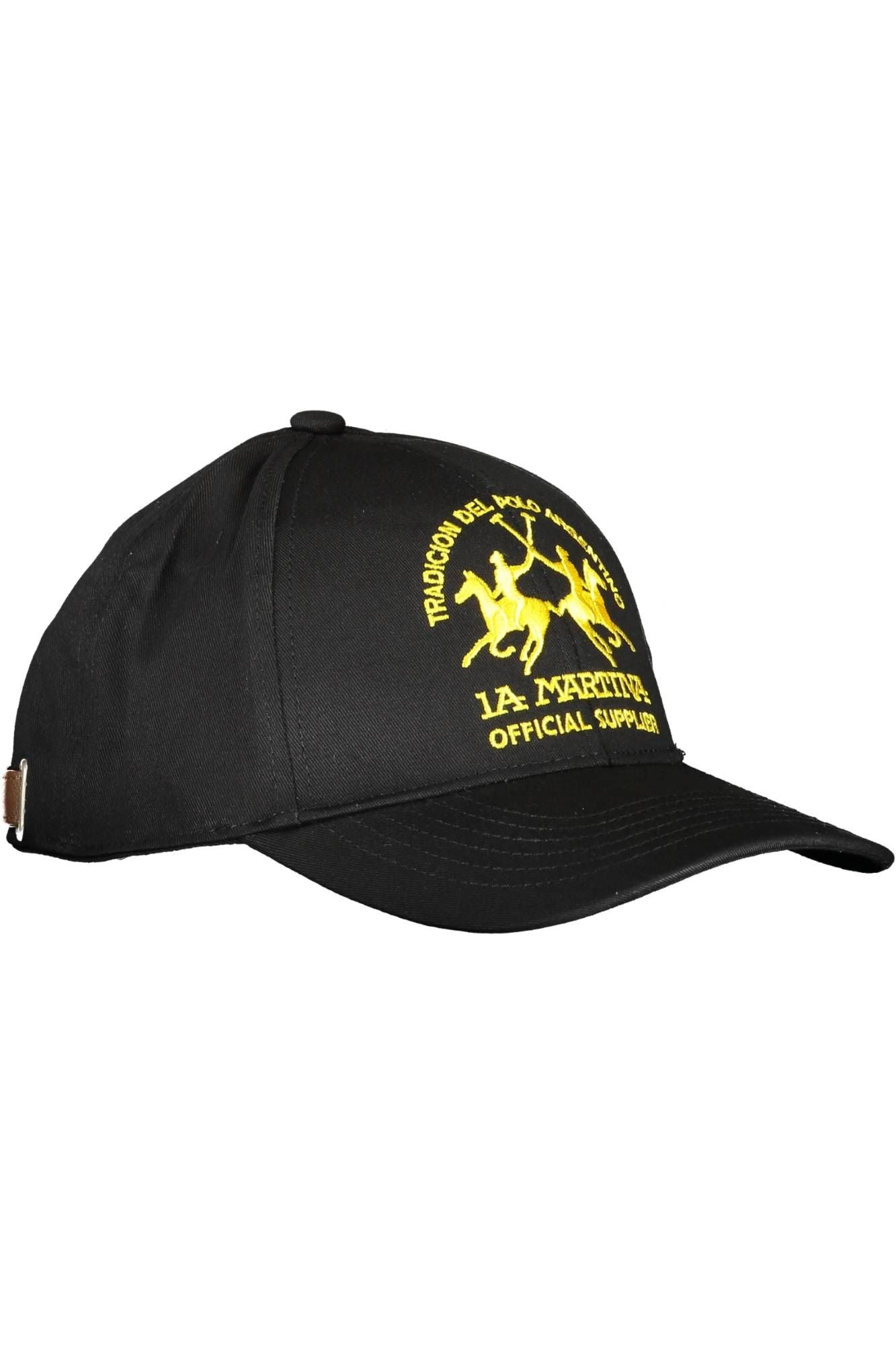 Black Cotton Men Cap