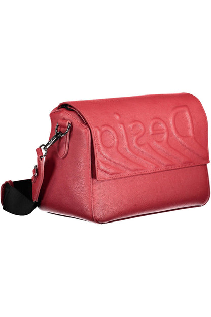 Red Polyethylene Women Handbag