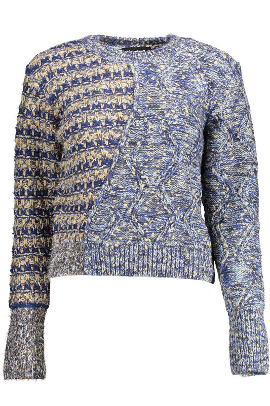 Blue Polyamide Women Sweater