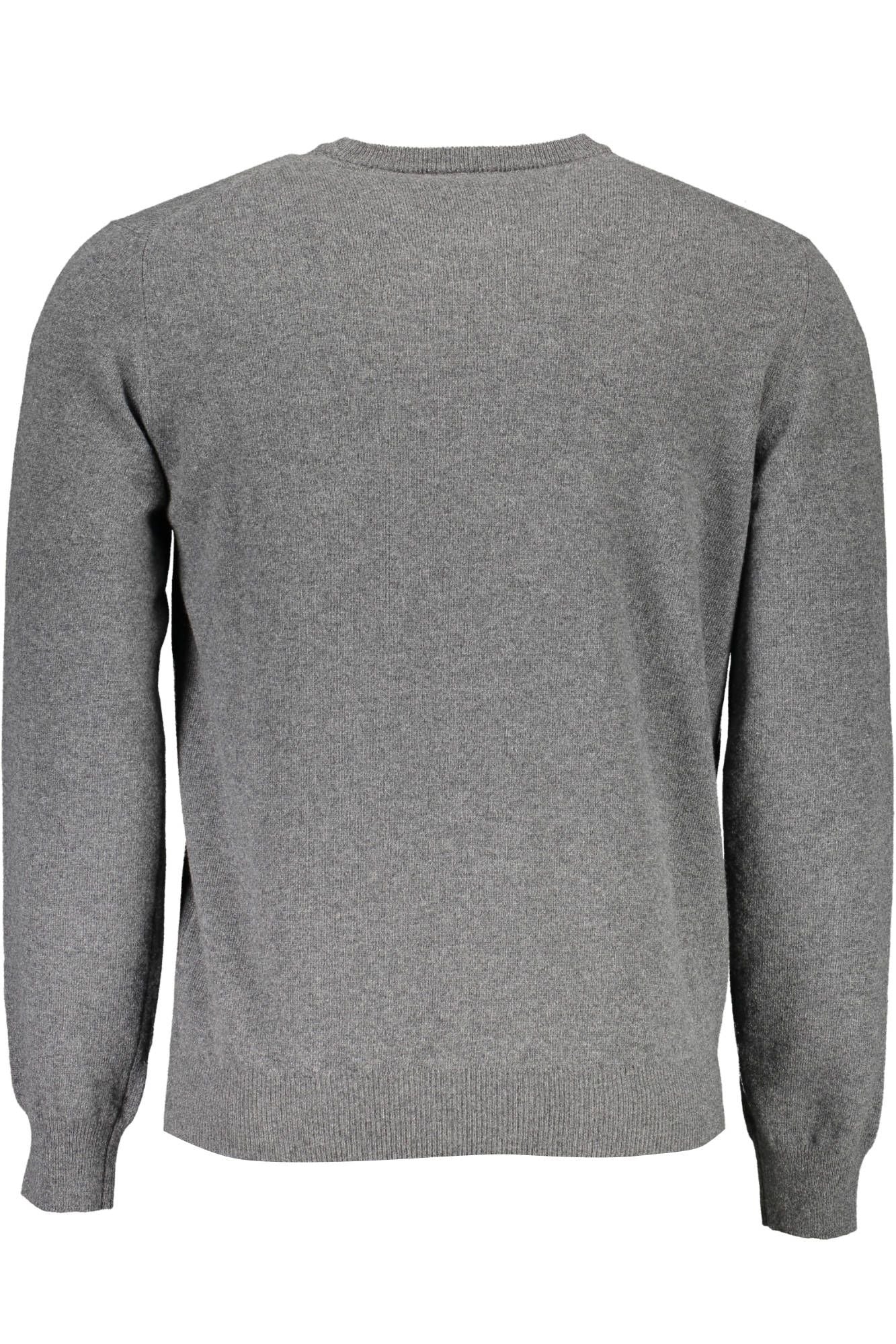 Gray Wool Men Sweater