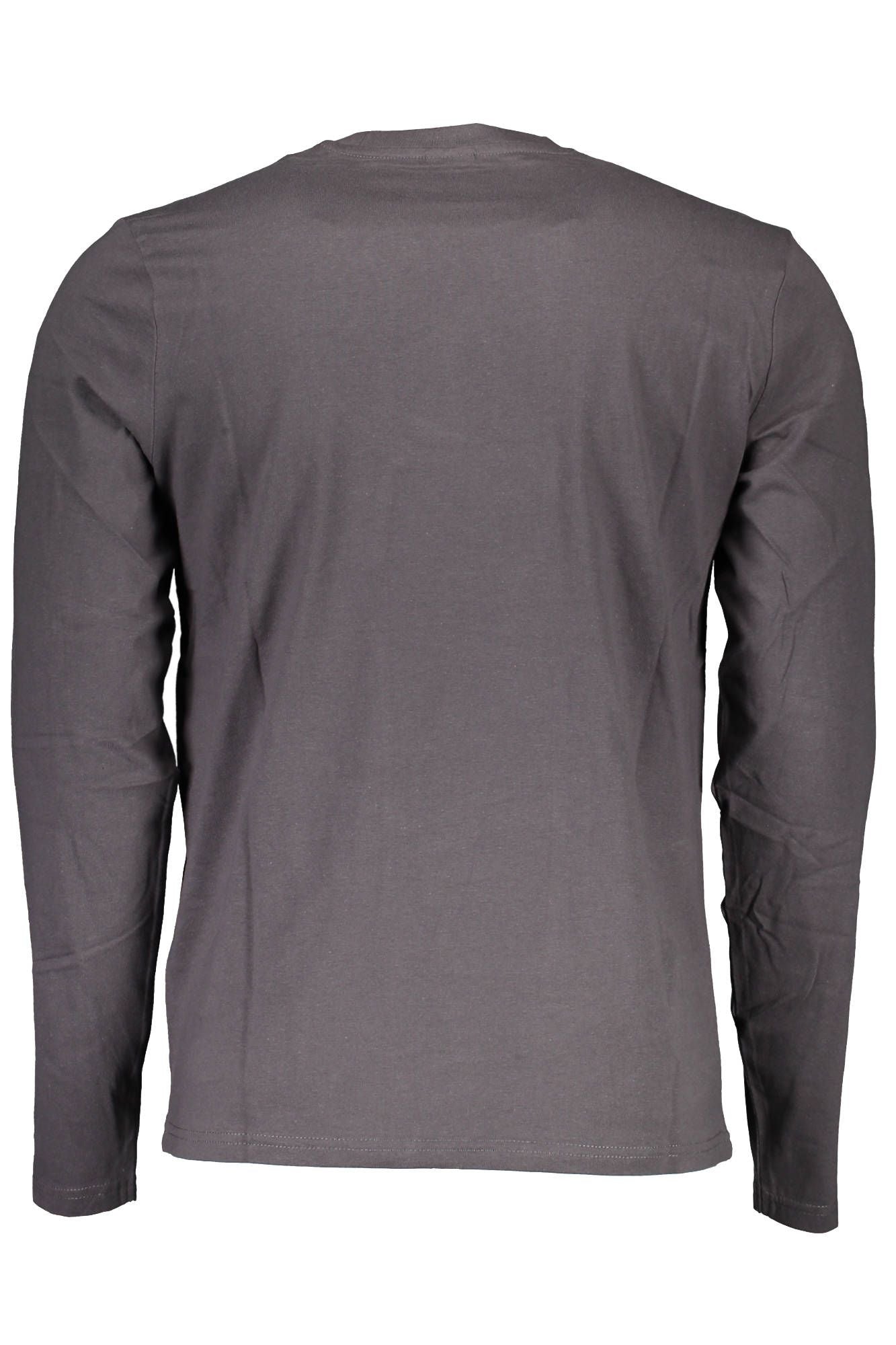 Gray Cotton Men T-Shirt