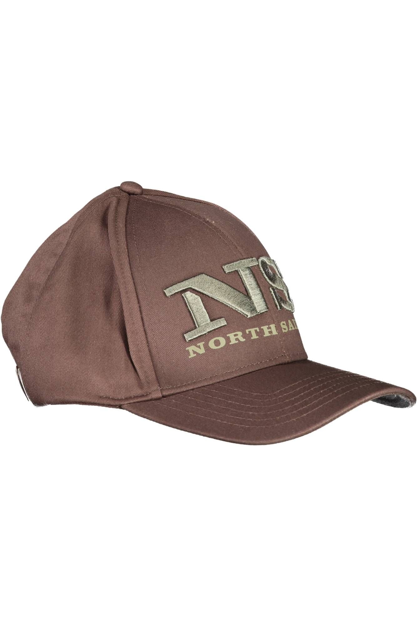 Brown Cotton Men Cap