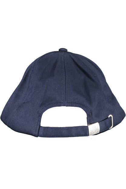 Blue Cotton Men Cap