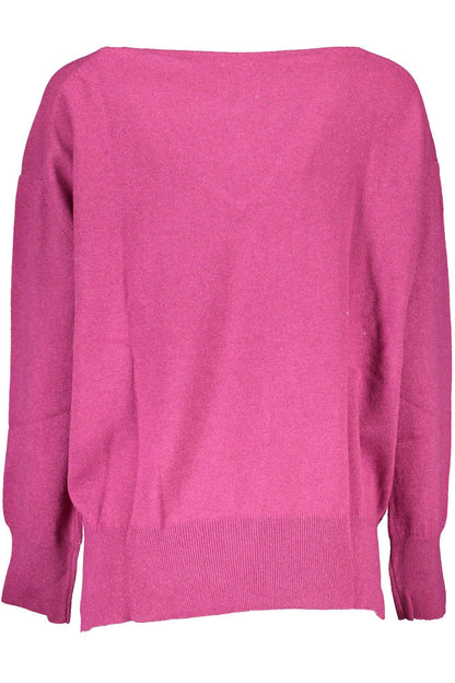 Purple Wool Women Sweater