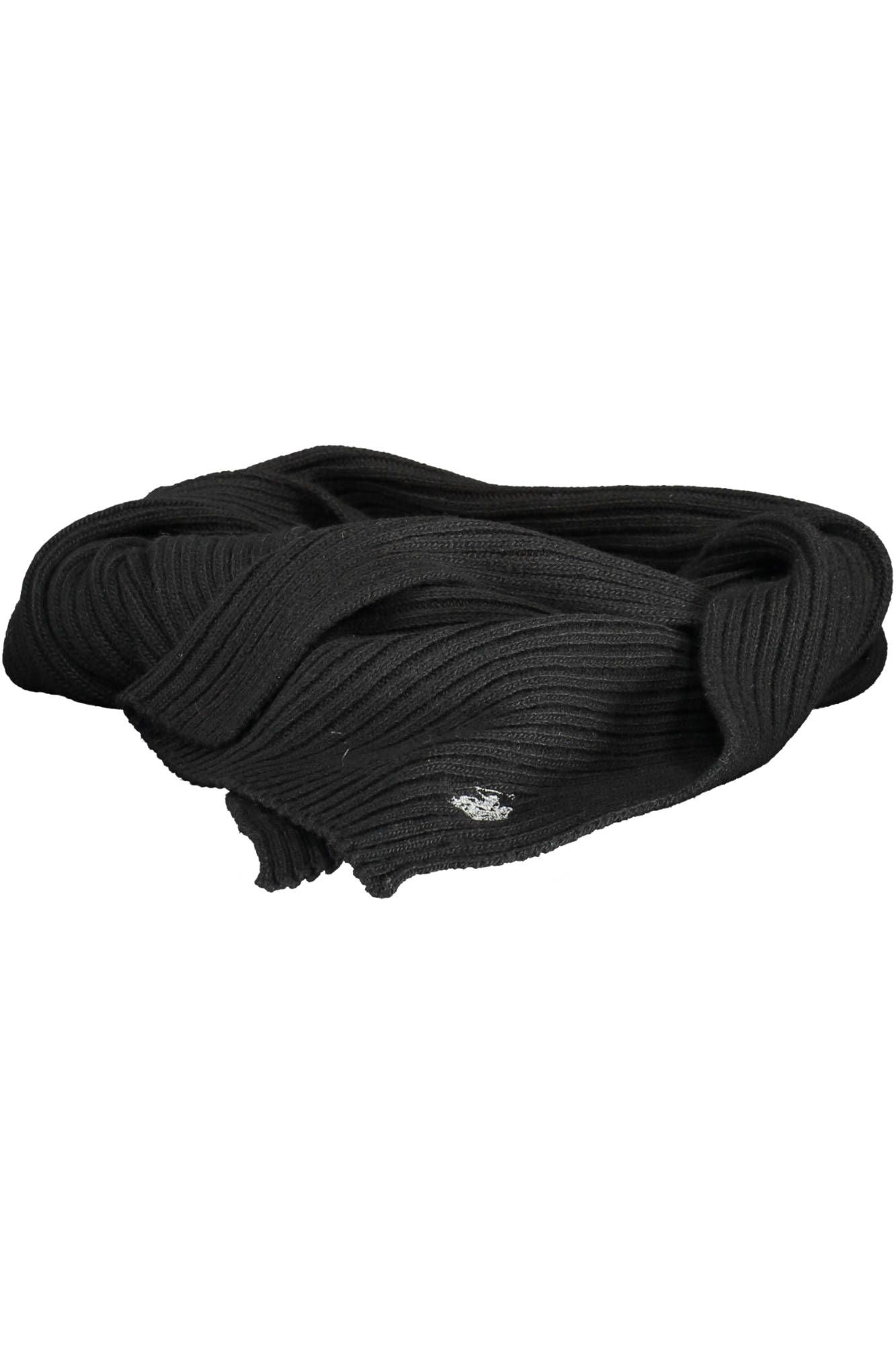 Black Wool Men Scarf