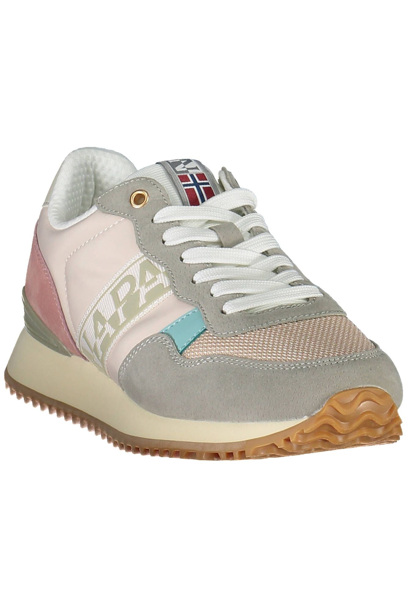 Pink Polyester Womens Sneaker