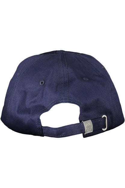 Blue Cotton Men Cap