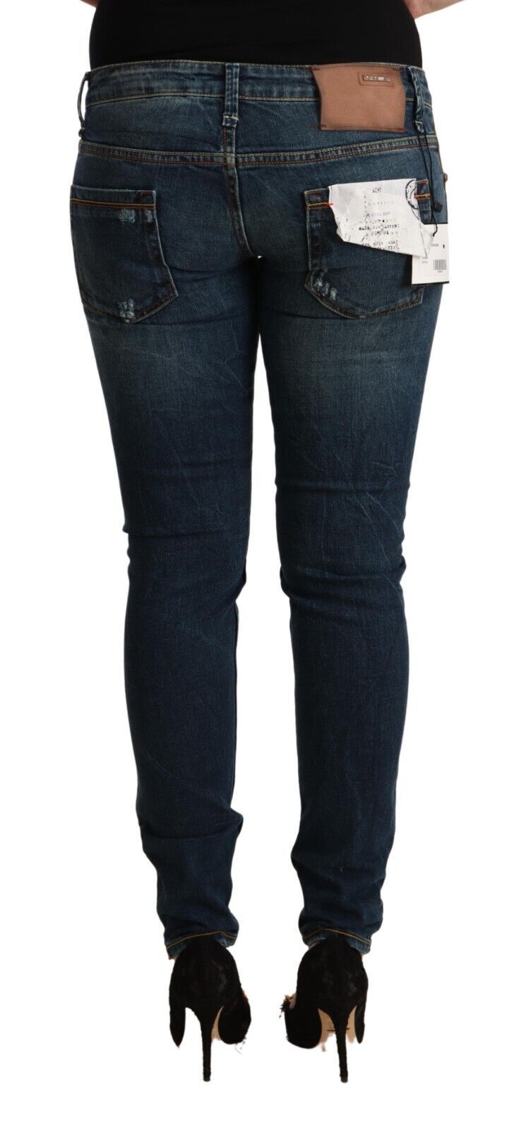 Chic Low Waist Skinny Denim Jeans