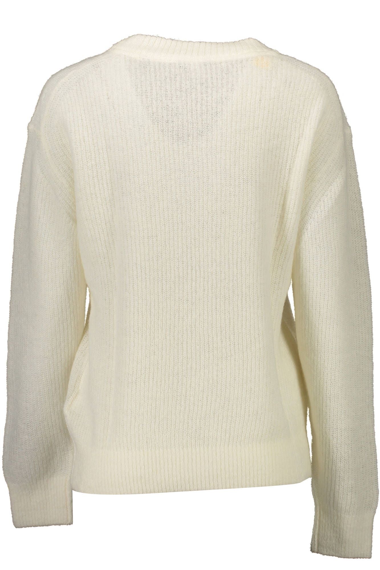 White Wool Women Sweater