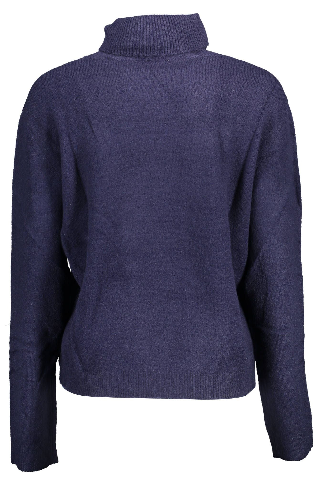 Blue Acrylic Women Sweater