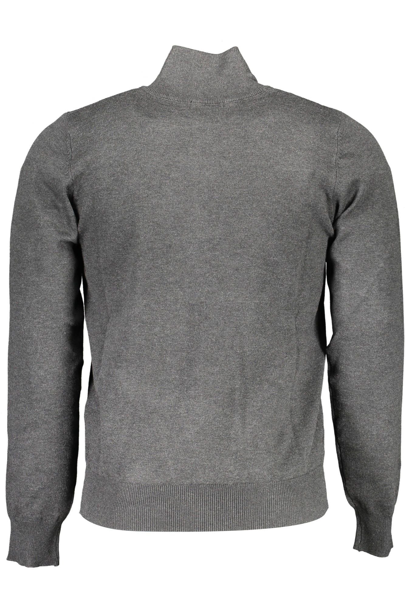 Gray Viscose Men Sweater