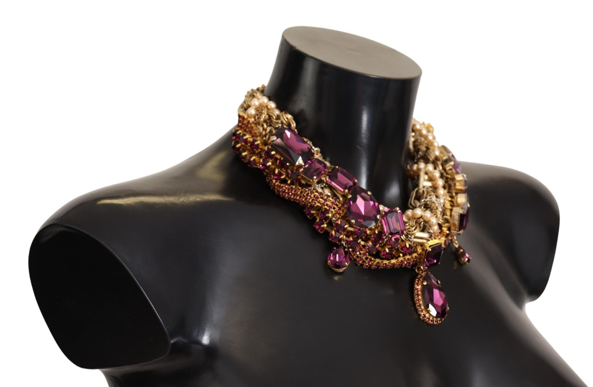 Sicilian Sparkle Gold-Tone Statement Necklace