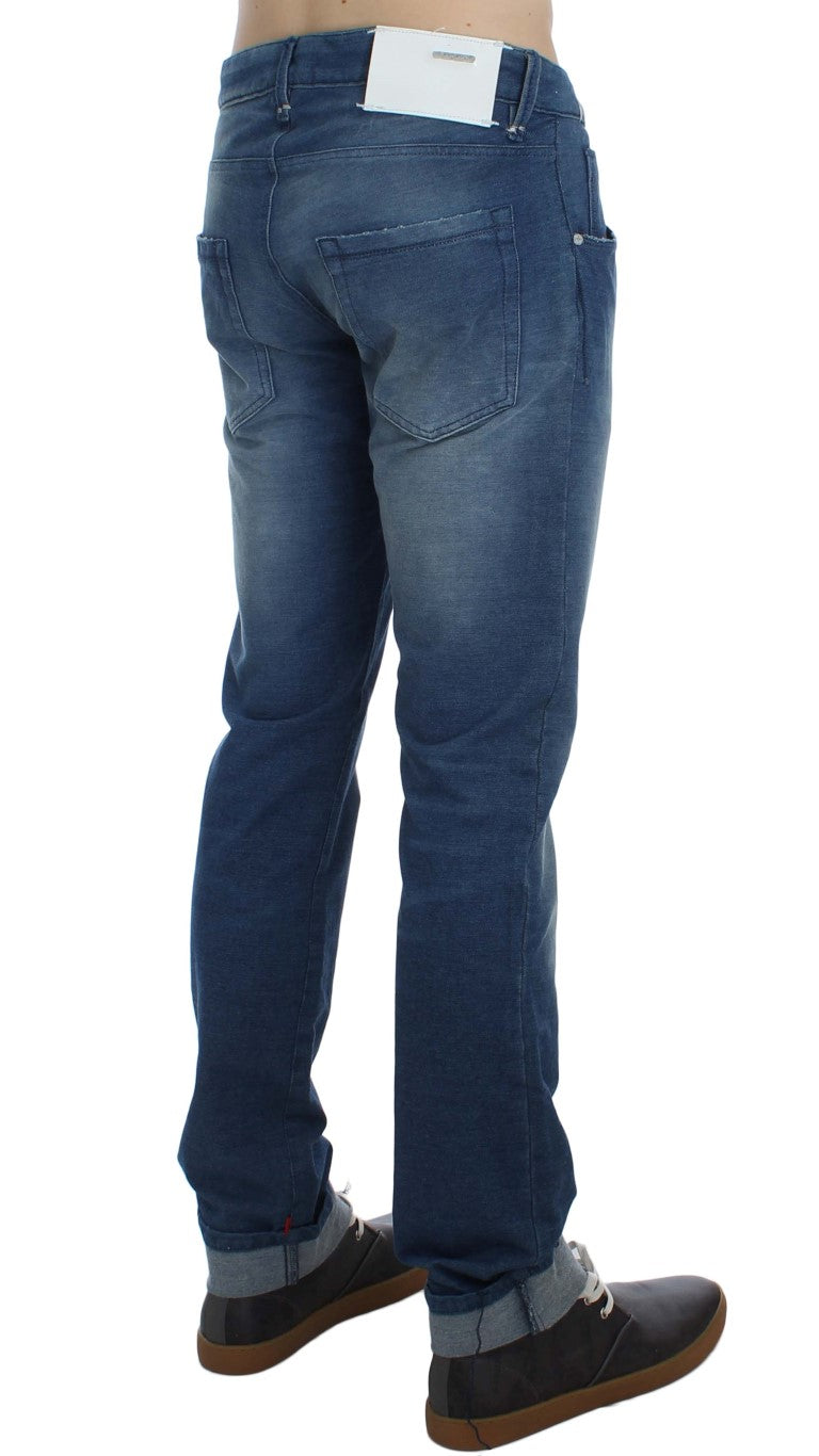 Slim Fit Blue Wash Italian Denim