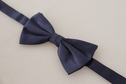 Stunning Silk Blue Bow Tie