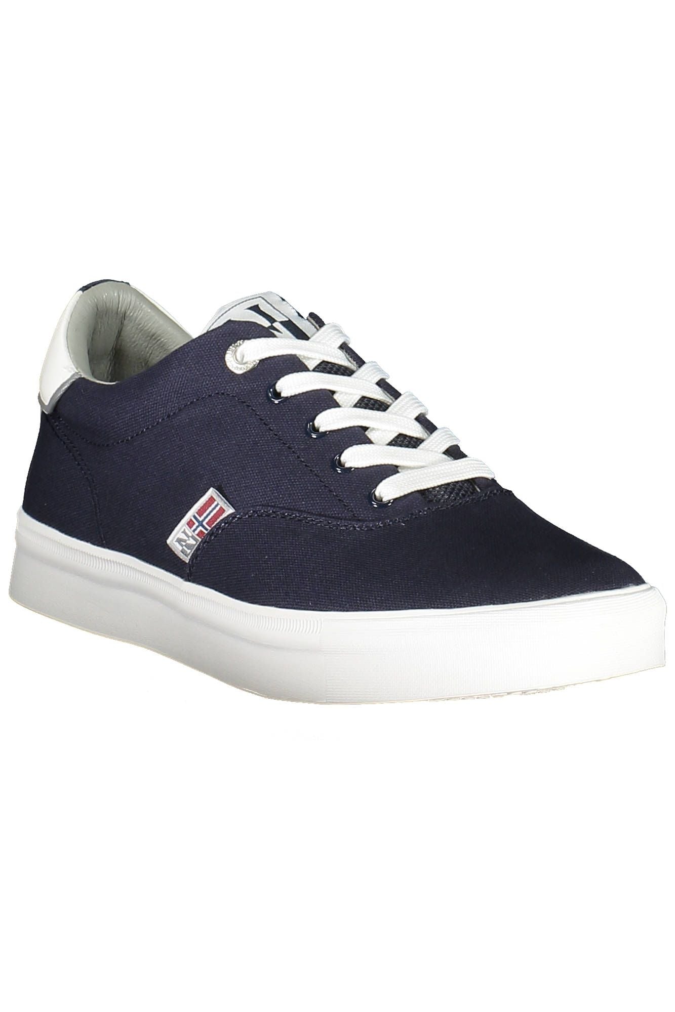 Blue Polyester Men Sneaker