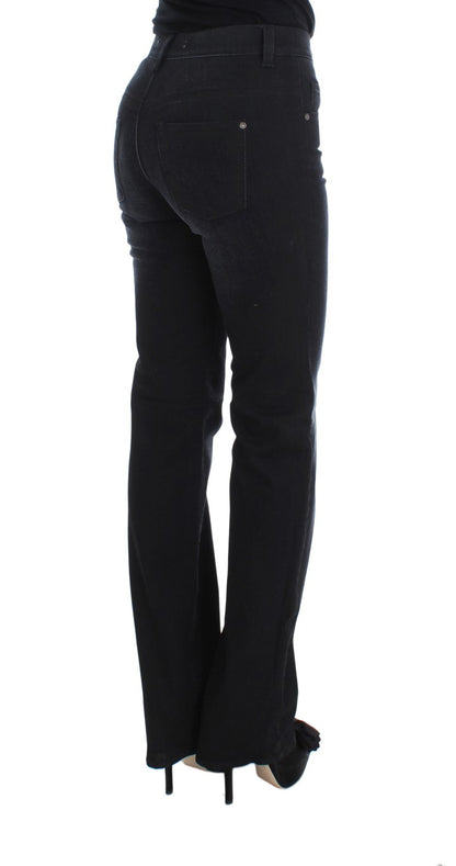 Chic Slim Fit Bootcut Denim Jeans