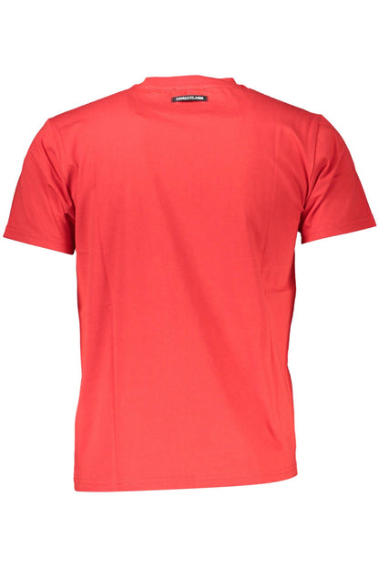 Red Cotton Men T-Shirt