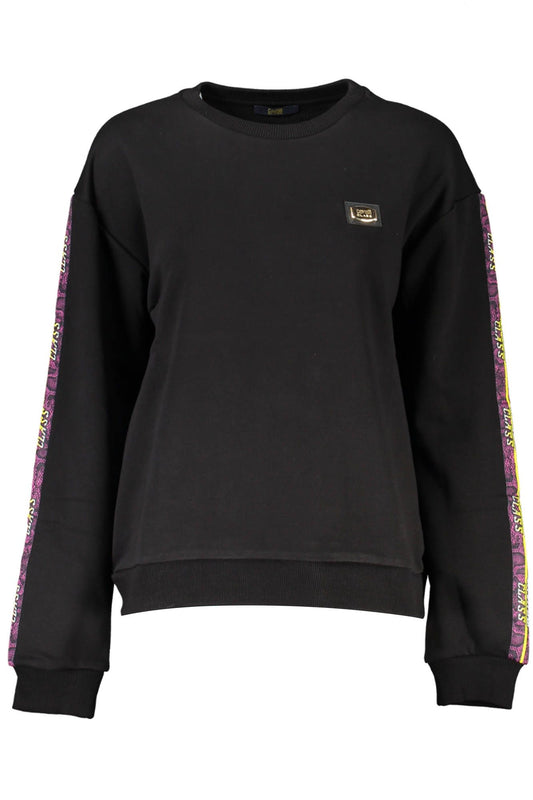 Black Cotton Women Sweater