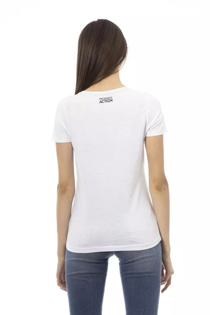 White Cotton Women Top