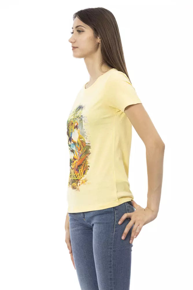 Yellow Cotton Women's Top