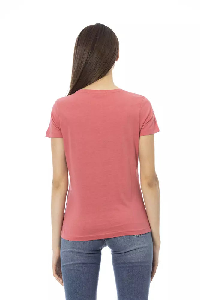 "Fuchsia Cotton Women Top"