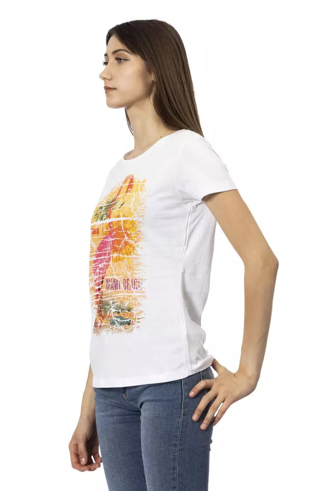 White Cotton Women's Top