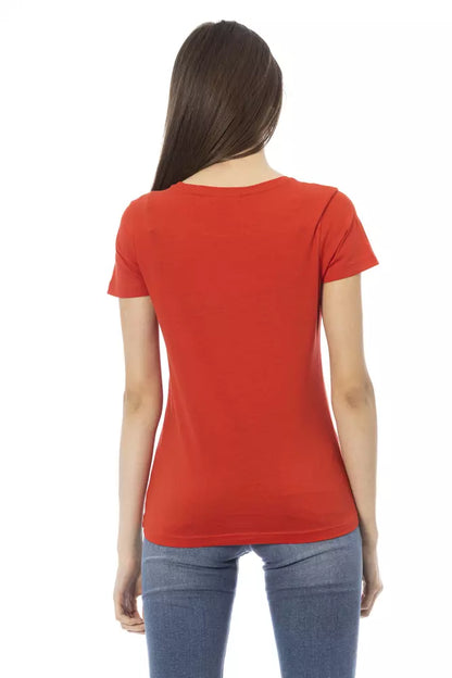 "Red Cotton Women Top"