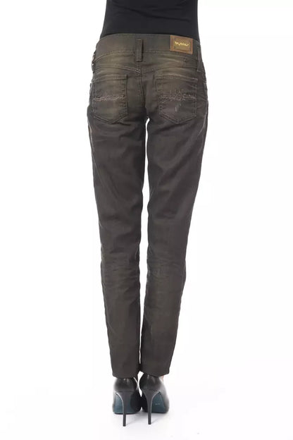 Black Cotton Women Jeans