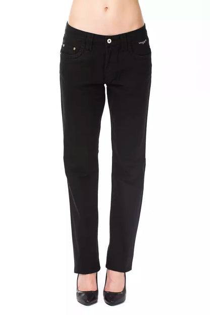 Black Cotton Women Pants