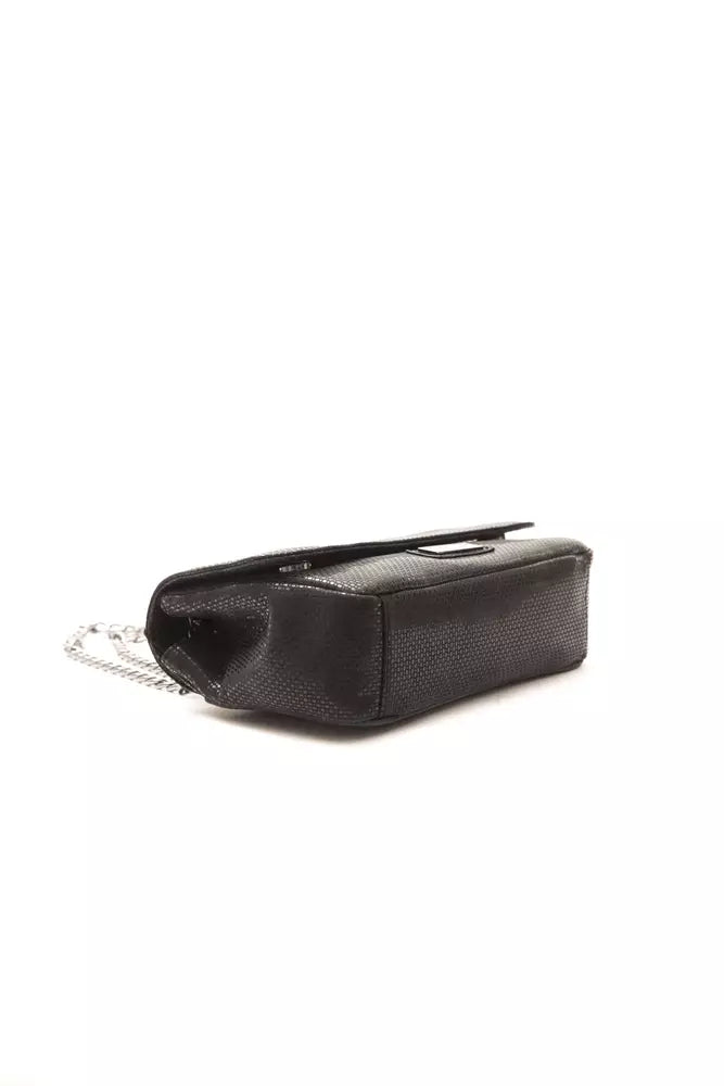 Black Leather Women Crossbody Bag