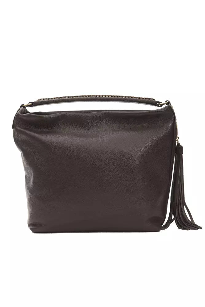 Brown Leather Women Shoulder Bag