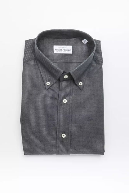 Green Cotton Men Shirt