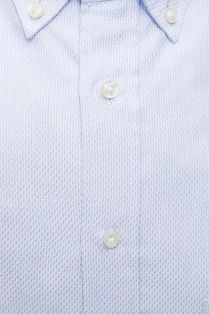 Light Blue Cotton Men Shirt